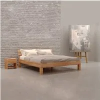 Krok Wood Massivholzbett Julia in Buche mit Kopfteil