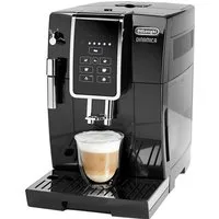 De'Longhi Kaffeevollautomat Dinamica ECAM358.15.B - Long Coffee Funktion für Filterkaffee, schwarz, Milchaufschäumdüse, 300 g Bohnenbehälter, automatische Reinigung