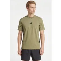 adidas Sportswear T-Shirt ESSENTIALS 3-STREIFEN SINGLE JERSEY mit Rundhalsausschnitt, aus Baumwolle, weiches Single Jersey