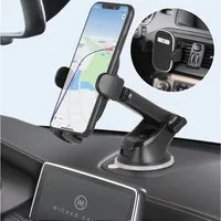 Wicked Chili Smartphone-Halterung 3in1 KFZ Halter für iPhone 14 13 12 (Pro Max Mini), (1er Set, 4-tlg., mit allen Apple Smartphones und anderen Handys mit einer Breite von 52)