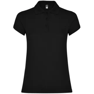 Roly - "Star" Poloshirt für Damen (Schwarz)