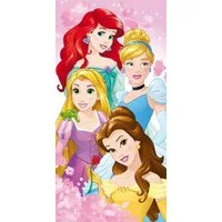 Disney Princess Strandtuch Badehandtuch 70x140 cm aus Baumwolle – saugfähig & weich, (1-St), Aus Baumwolle