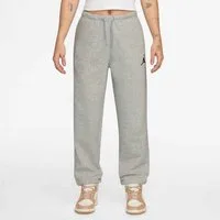 Jordan Trainingshose W J JUMPMAN FLC PANT 2 unifarbenes Design, mit Logodruck, schnell trocknendes Material