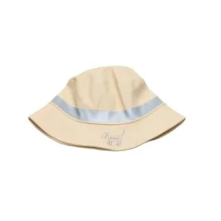 Barkalot Eimerhut aus Upcycled-Stoff beige S