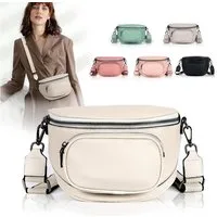TAN.TOMI Bauchtasche Damen Bauchtasche,Umhängetasche Damen Klein Crossbody Bag Bauchtasche, als Schultertasche tragbar mit Verstellbare Schultergurte
