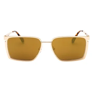 Off-white Yoder Gold Verspiegelte Sonnenbrille