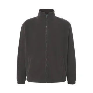 JHK - Fleecejacke Durchgehender Reißverschluss für Herren (Graphit)