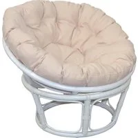 Home affaire Rattanstuhl Papasansessel, aus geflochtenem Rattan, in verschiedenen Größen (80-110 cm)