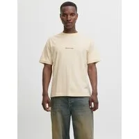 Jack & Jones Rundhalsshirt JORNORREBRO EMB TEE SS CREW NECK NOOS Baumwolle, locker geschnitten