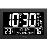 technoline Funkwanduhr WS 8017 (mit Temperatur- und Luftfeuchteanzeige)