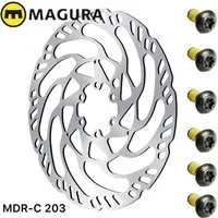 Magura Scheibenbremse Magura Fahrrad MTB E-Bike Bremsscheibe MDR-C 6-Loch 203mm