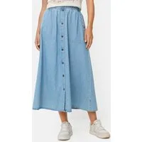 camel active Jeansrock mit Knopfleiste