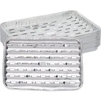 relaxdays Grillschale Alu im 25er Set, Aluminium, (25-St)