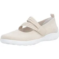 Remonte Riemchenballerina Slipper, Schlupfschuh, Sommerschuh, Klettschuh mit Softfußbett