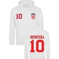 Youth Designz Kapuzenpullover Kroatien Herren Hoodie im Fußball Trikot Look mit trendigem Frontprint