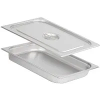 Mahlzeit Thermobehälter GN Behälter 1/1 mit Deckel, Höhe 65 mm, Edelstahl Wärmebehälter, Edelstahl, (Set, 2-tlg., Behälter und Deckel), für Chafing Dish