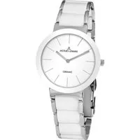 Jacques Lemans Keramikuhr Monaco 42-7B, Quarzuhr, Armbanduhr, Damenuhr, gehärtetes Crystexglas