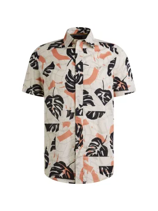 PME Legend - Skynight AOP Leafy Airstream on Ctn Slub egret - Gr. - XXXL