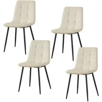 HTI-Living Esszimmerstuhl Stuhl Mesa Velvet 4er-Set (Set, 4 St), Esszimmerstuhl Samt