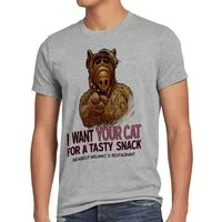 style3 T-Shirt I Want Your Cat alf der außerirdische melmac sitcom katzen