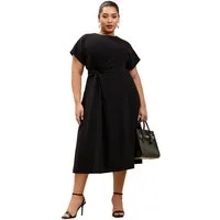 LIPSY Midikleid Lipsy Midikleid mit seitlichem Knoten (1-tlg)
