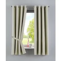 Gardinenbox Verdunkelungsvorhang (2 St), Ösen, verdunkelnd, Polyester, »NewYork« Thermo-Gardinen Blackout 201920600-2