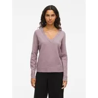 Vila V-Ausschnitt-Pullover VINIKOLINA V-NECK L/S KNIT TOP - NOOS