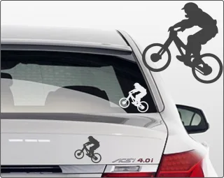 Freeride Biker Aufkleber