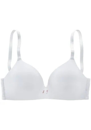 LASCANA - LASCANA Bralette solid white - Gr. - 80B