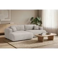 OTTO home Ecksofa VEEVIA L-Form, Schlafsofa, Verlässliche Qualität, Breite 256cm, mit Bettkasten, belastbar bis 480kg, inklusive Rücken- und Zierkissen
