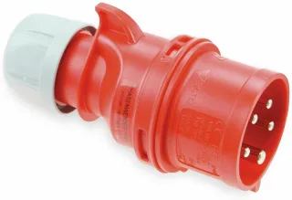 PCE CEE Stecker mit Phasenwender Shark, 5-polig, 16 A, 400 V, IP44