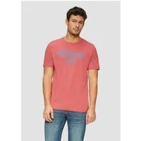 s.Oliver T-Shirt mit Logo-Print Rundhals, kurzarm