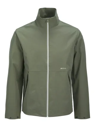 JACK&JONES - JJADAM LIGHT JACKET COLLAR agave green - Gr. - XL