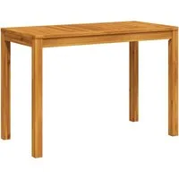 vidaXL Gartentisch Garten-Esstisch 110x55x75 cm Massivholz (1-St)