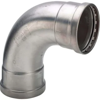 Viega Sanpress Inox XL-Bogen 577988 64 mm, 90°, Edelstahl, SC-Contur