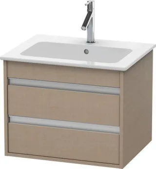 Duravit Ketho Waschtischunterbau wandhängend Leinen Matt 600x475x480 mm - KT642807575 KT642807575