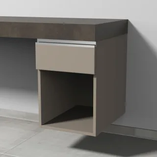 Sanipa Anbau-/Solitärschrank 2morrow (L2351) 510x350x520 Sandgrau-Matt, L235167 L235167