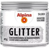Alpina Strukturpaste Alpina Kreativ Glitter Silber 40g