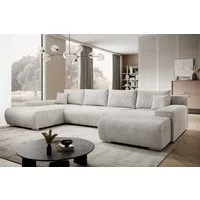 PROMETO Möbel Ecksofa Credo Ecksofa U-Form, mit Schlaffunktion und Bettkasten, U-Form Couch