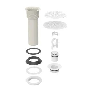 Geberit Ablaufgarnitur-Set 500672001 Ablaufgarnitur und Ablaufsiebheber, für Hybridurinale