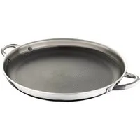 Cheffinger Bratpfanne Edelstahl Wabenstruktur Ø36cm Induktion Pfanne Anti Haft Kratzfest