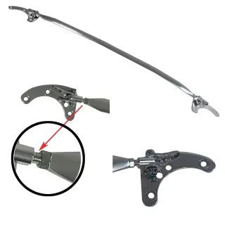 Original JOM Domstrebe Alu poliert VERSTELLBAR für BMW 1er F20 F21 ab 2011-