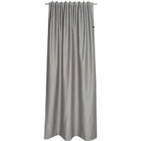 SCHÖNER WOHNEN-Kollektion Vorhang Soft (1 St), Multifunktionsband, blickdicht, Jacquard, mit Lederapplikation