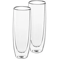 GRÄWE Glas GRÄWE Doppelwandige-Thermogläser, 160 ml, 2er Set, Champagner, Glas