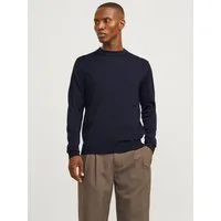 Jack & Jones Rundhalspullover JPRBLAMILANO STITCH KNIT CREW NECK SN Baumwolle, relaxed fit