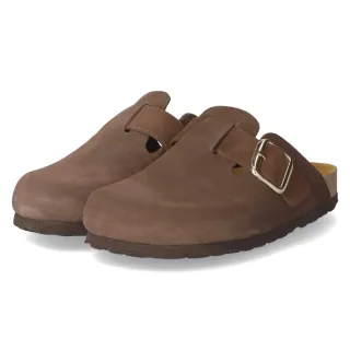 Beliana Clogs - Gr. 36 - Braun - Rauleder