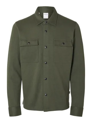 SELECTED MEN - SLMJACKIE SWEAT JACKET NOOS Forest Night - Gr. - S
