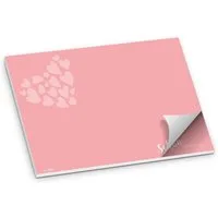 itenga Platzset itenga Platzset Tischset "Schön dass du da bist" ROSA DIN A3 50 Blatt