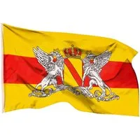 PHENO FLAGS Flagge Baden Flagge 90 x 150 cm Großherzogtum Fahne Landessiegel (Hissflagge für Fahnenmast), Inkl. 2 Messing Ösen