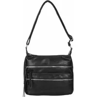 ITALYSHOP24 Schultertasche Damen Hand-Tasche XL Shopper Umhängetasche Cross body Over Hobo Bag, Henkeltasche für Reise Urlaub Sport, viele Fächer, langes Schultergurt